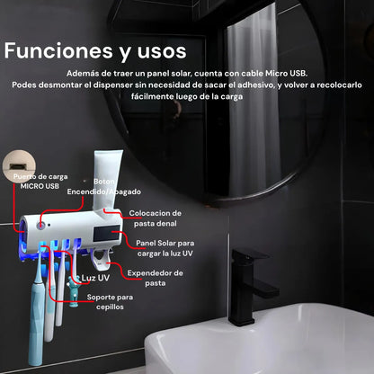 BioGuard Stand™ (ESTERILIZADOR DE CEPILLOS DE DIENTES)