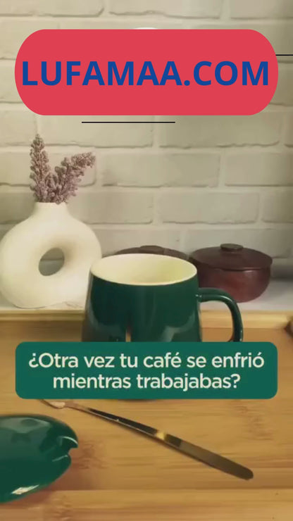 CoffeeHeat™ (Taza con calentador eléctrico)