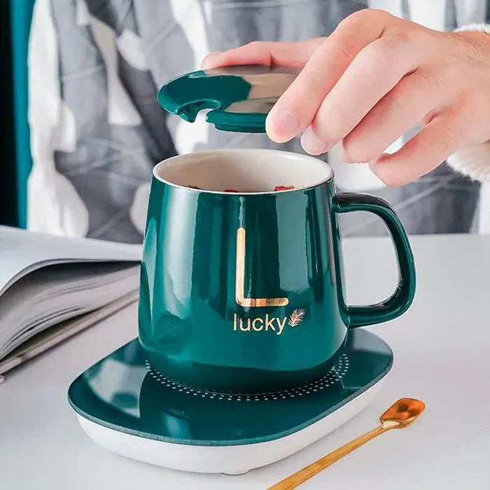 CoffeeHeat™ (Taza con calentador eléctrico)
